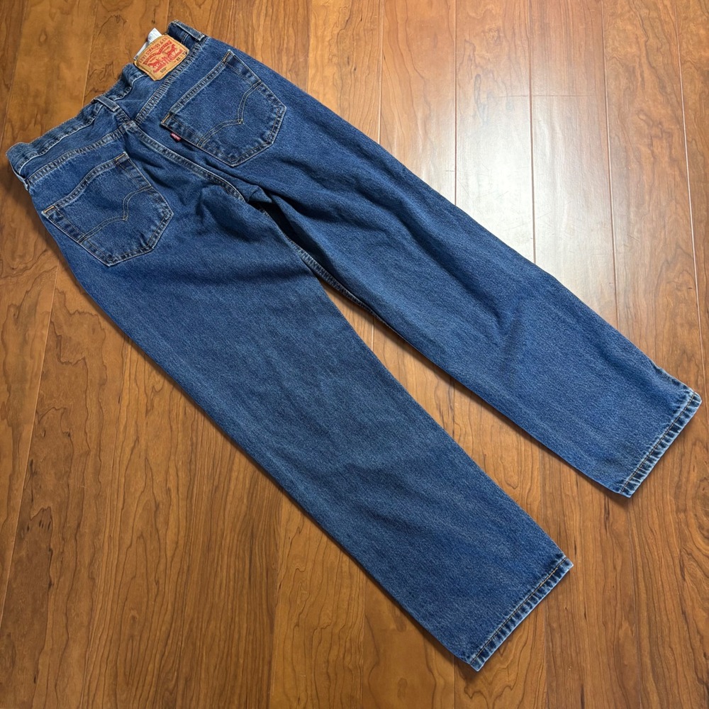 Levis 550 Relaxed Fit Tapered Leg Blue Denim Jeans Mens 31x32 31x31